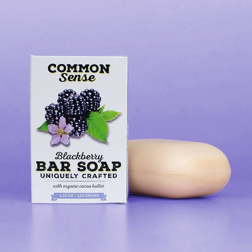 Blackberry Triple Milled Bar - Common Sense Soap