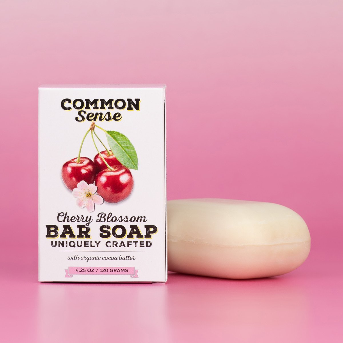 Cherry Blossom Triple Milled Bar - Common Sense Soap