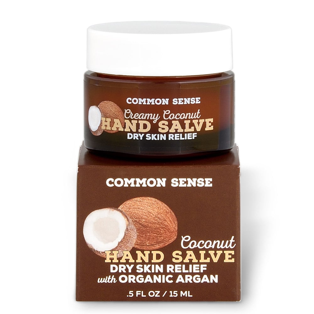 Coconut Hand Salve - 0.5 oz - Common Sense Soap