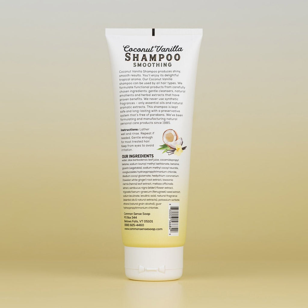 Coconut Vanilla Shampoo - Common Sense Soap