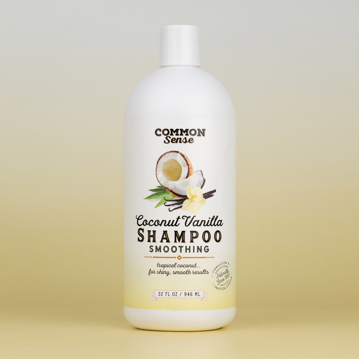 Coconut Vanilla Shampoo - Common Sense Soap
