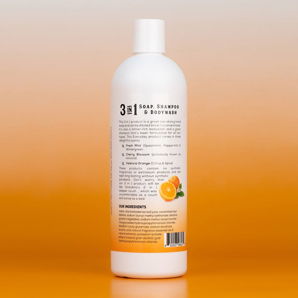 Everyday 3 in 1 - Valencia Orange - Common Sense Soap