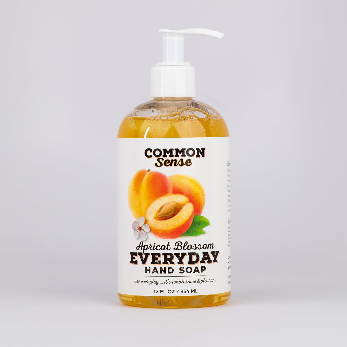Everyday Apricot Blossom Hand Soap - Common Sense Soap