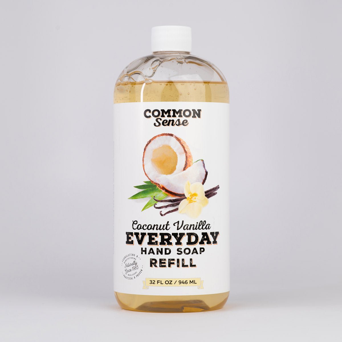 Everyday Coconut Vanilla Hand Soap - Common Sense Soap