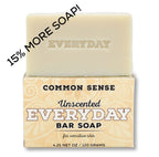 Everyday Unscented Bar Soap - 4.25 oz - Common Sense Soap