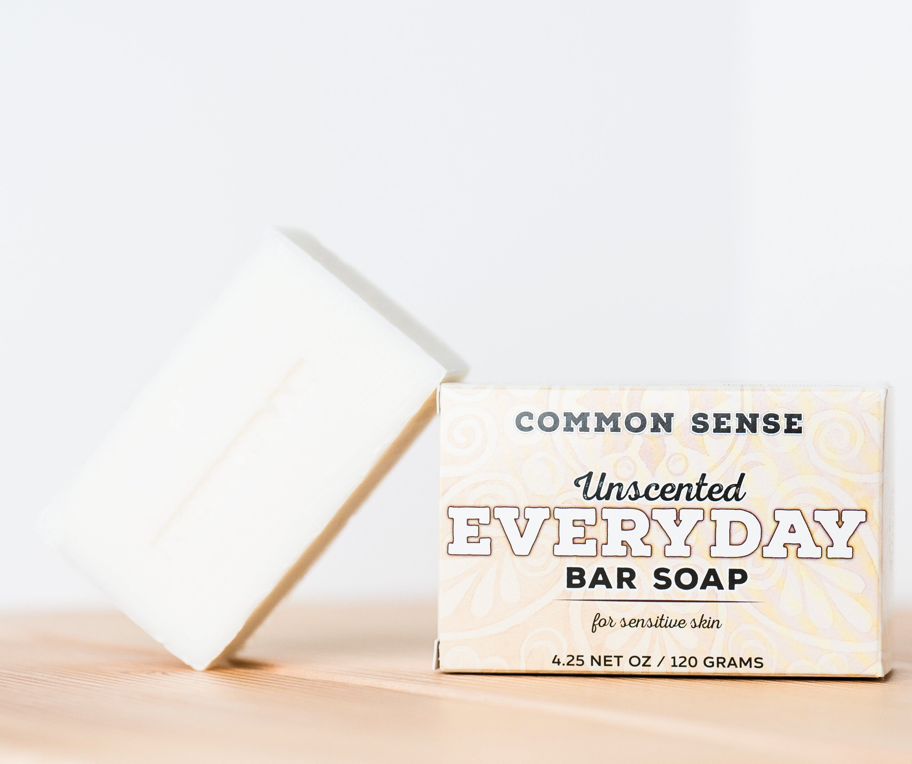 Everyday Unscented Bar Soap - 4.25 oz - Common Sense Soap