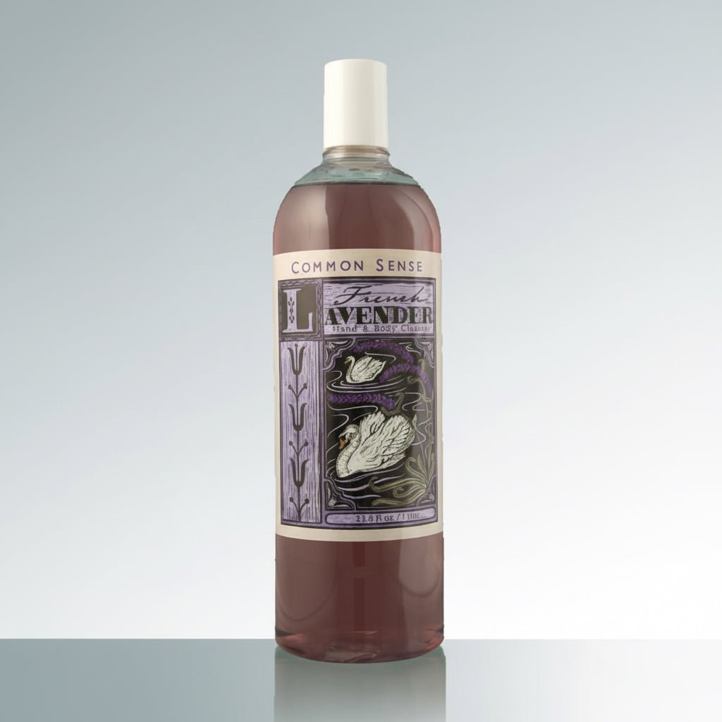 French Lavender Hand & Body Cleanser - 16.8 fl. oz - Common Sense Soap