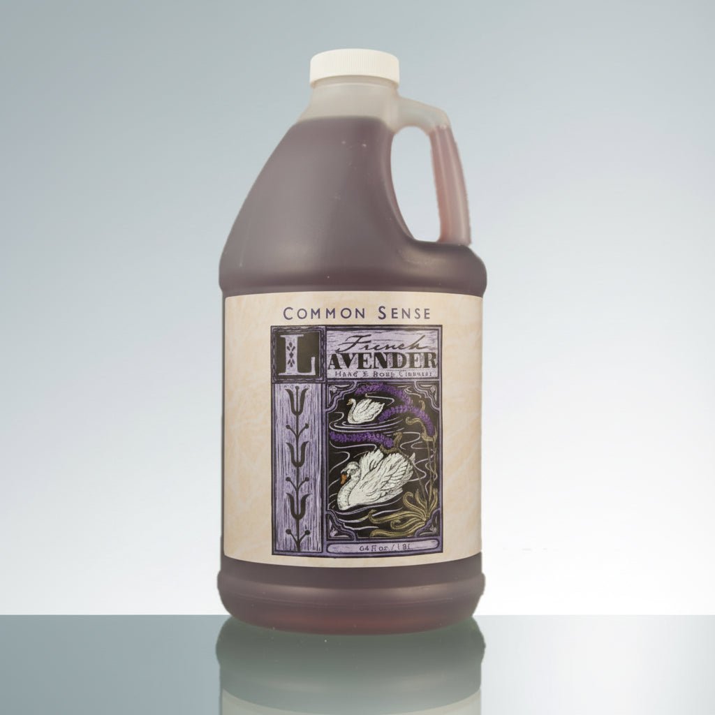 French Lavender Hand & Body Cleanser - 64 fl. oz - Common Sense Soap