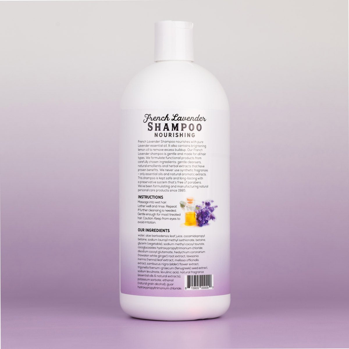 French Lavender Shampoo - Common Sense Soap