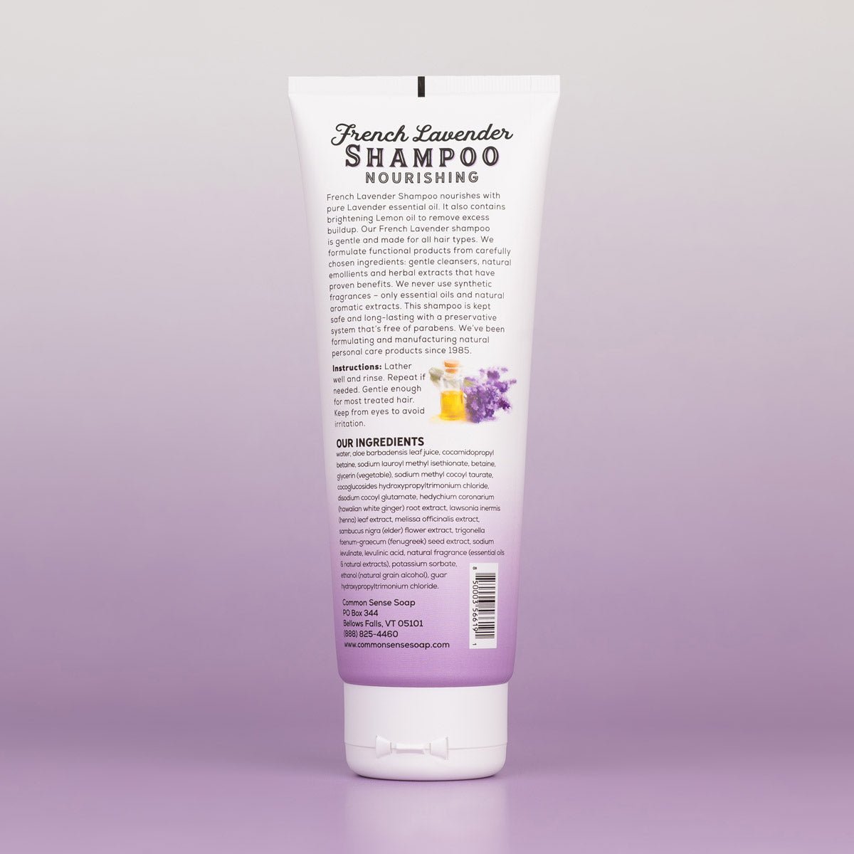 French Lavender Shampoo - Common Sense Soap