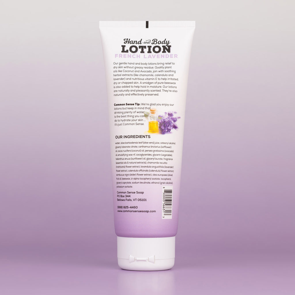 French Lavender Lotion - 8 oz tube