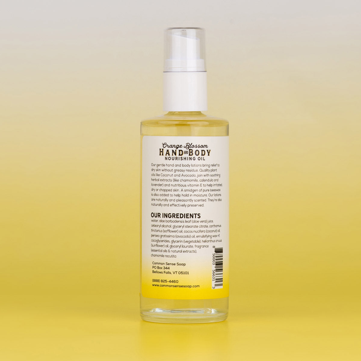 Hand & Body Oil, Lemon Blossom - 4 oz