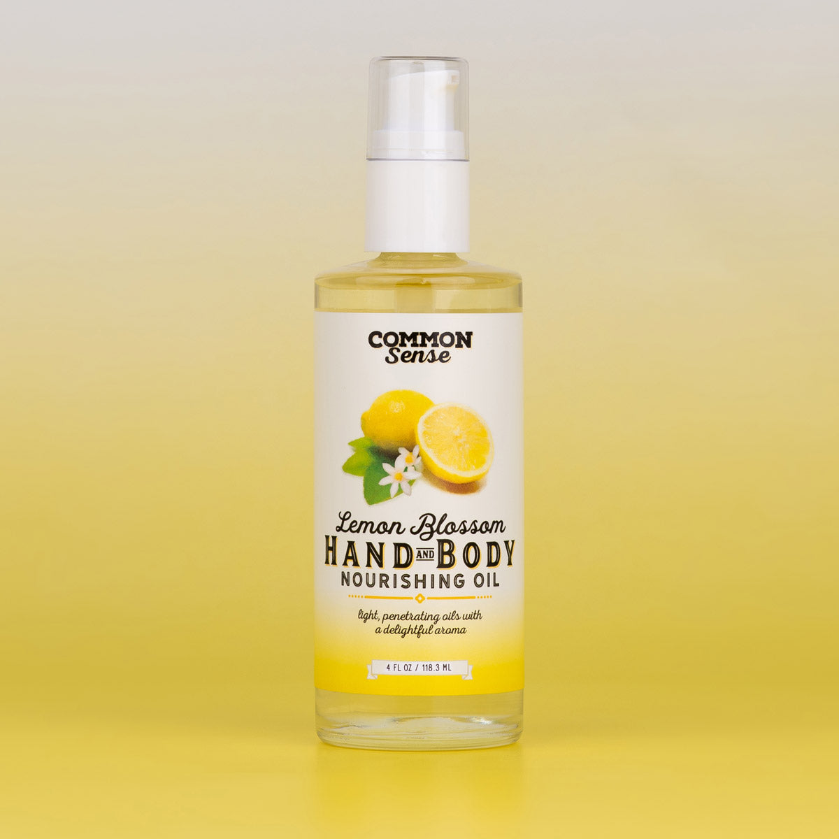 Hand & Body Oil, Lemon Blossom - 4 oz