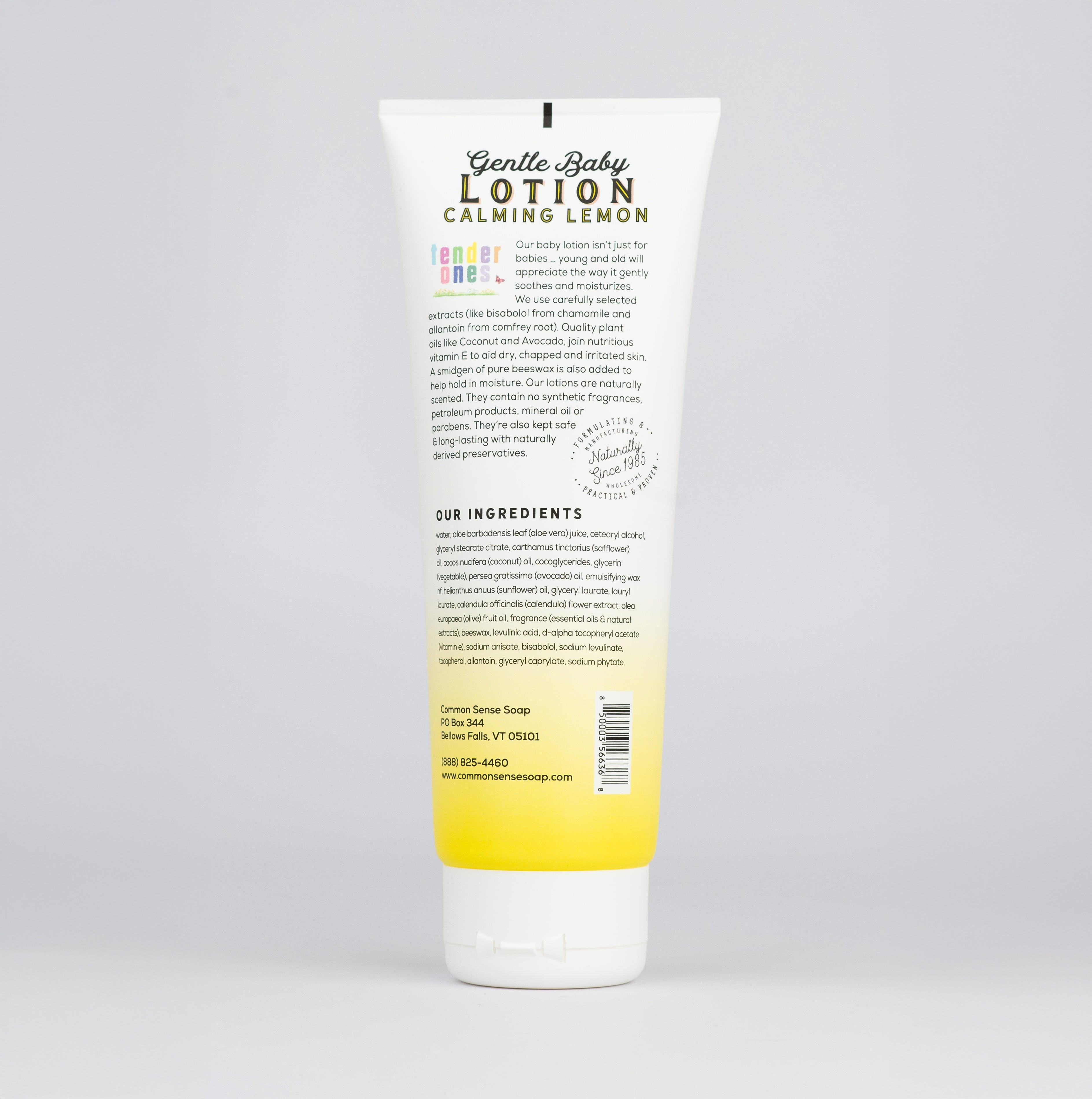 Tender Ones, Gentle Baby Lotion - 8 fl. oz - Common Sense Soap
