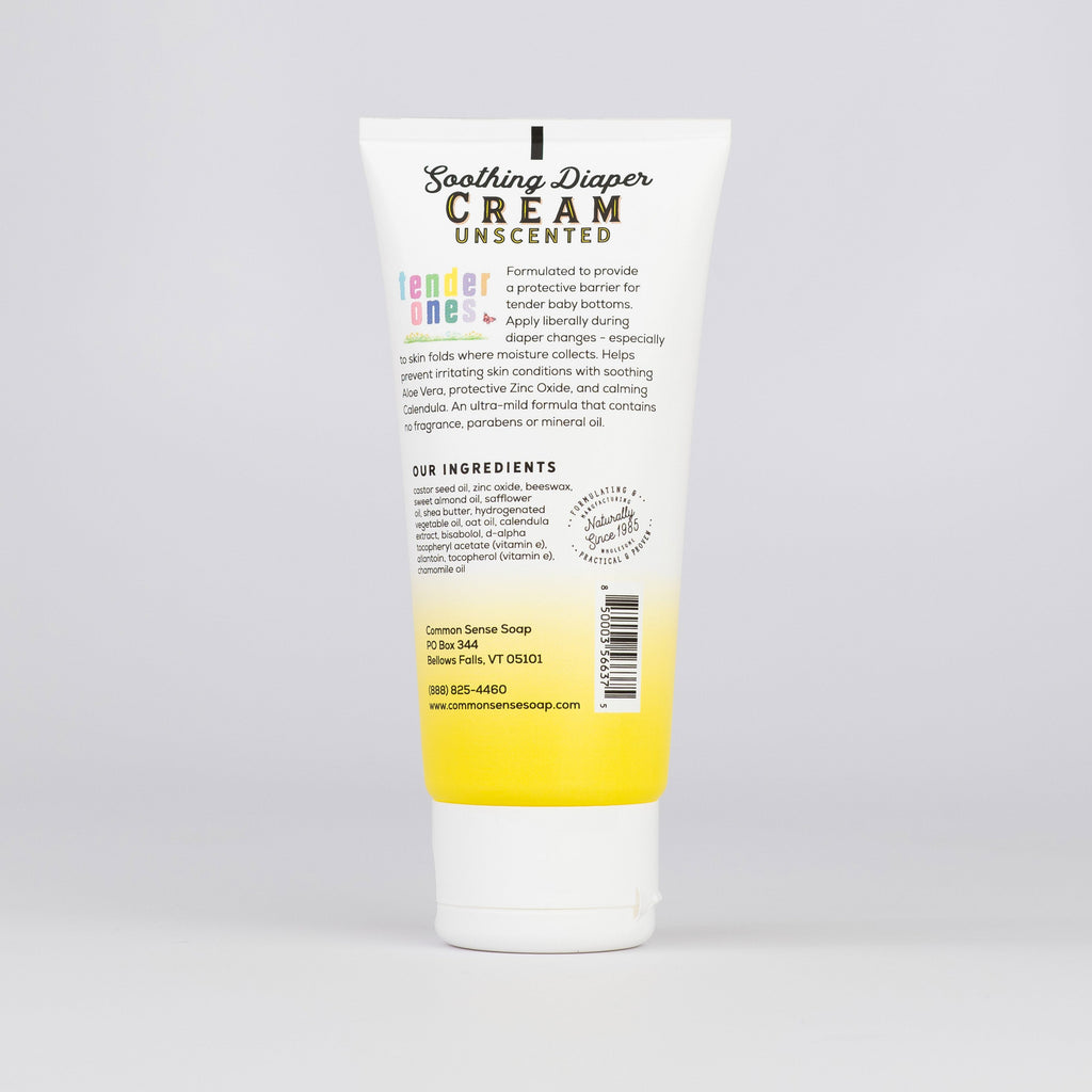 Tender Ones, Soothing Diaper Cream - 3 fl. oz - Common Sense Soap