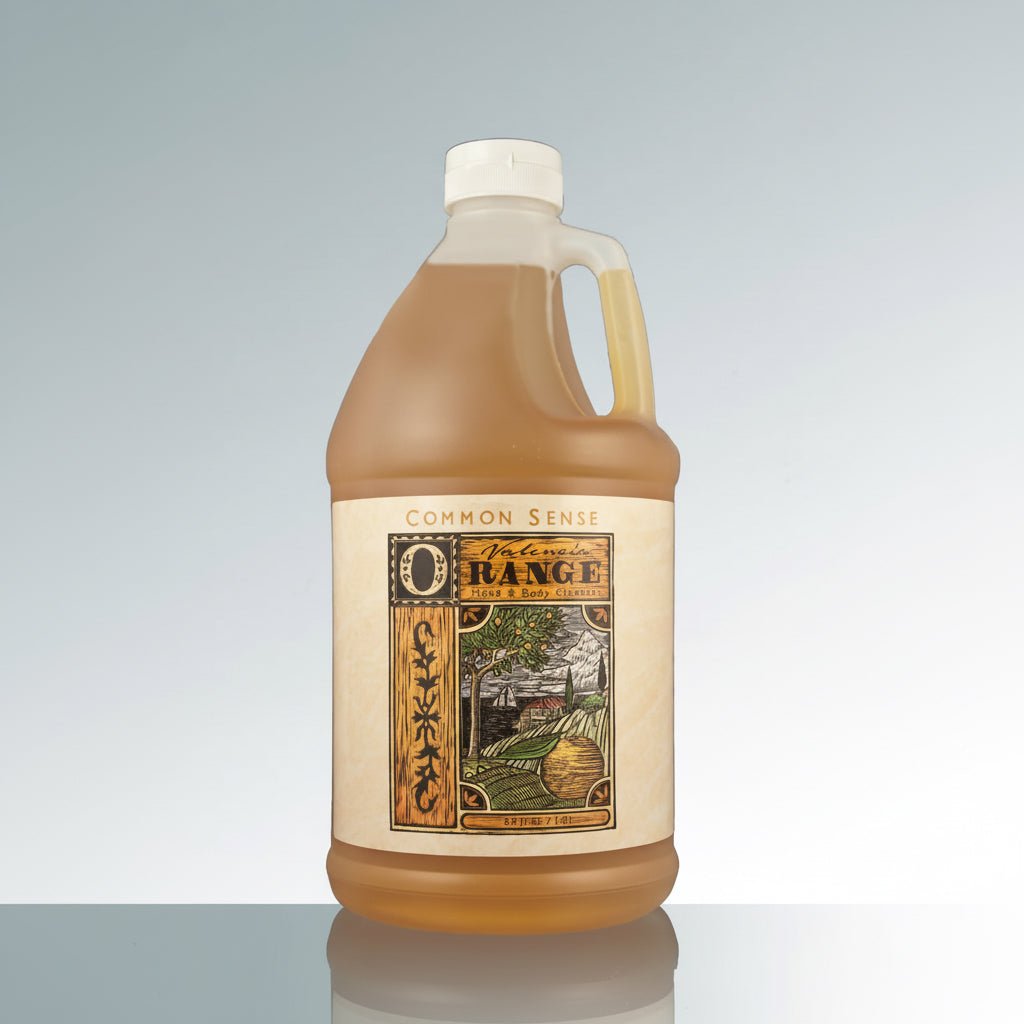 Valencia Orange Hand & Body Cleanser - 64 fl. oz - Common Sense Soap